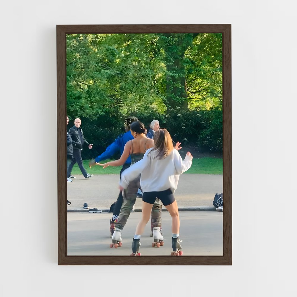 Poster Skaters en Folie – affiche Roller (vue 5)